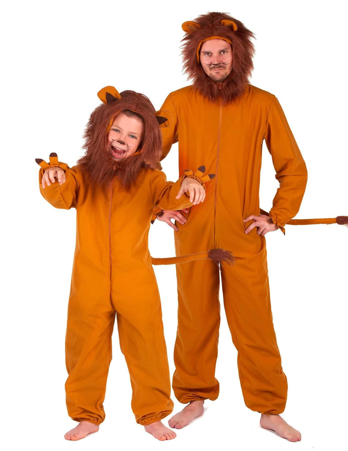 Disfraz de pareja de leones