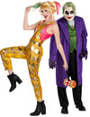 Disfraz de pareja Harley Quinn Birds of Prey™ y Joker The Dark Knight™ Halloween adulto