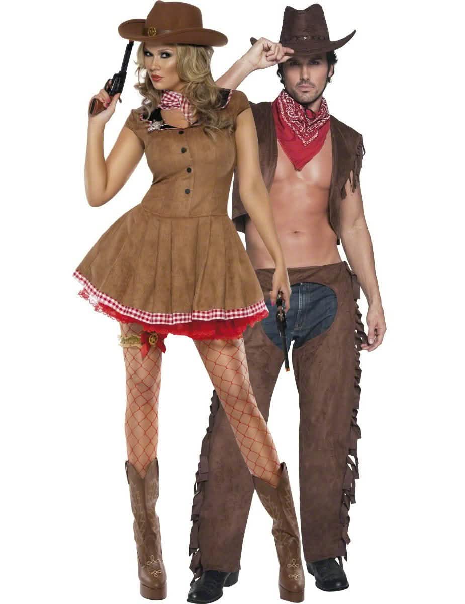 Disfraz de pareja de vaqueros