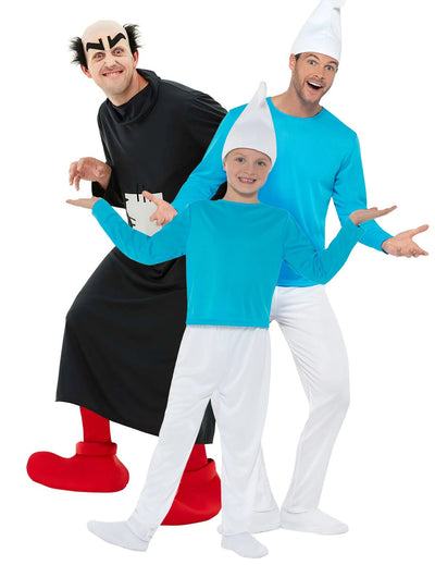 Disfraz de grupo de Gargamel y los Pitufos™ para adulto