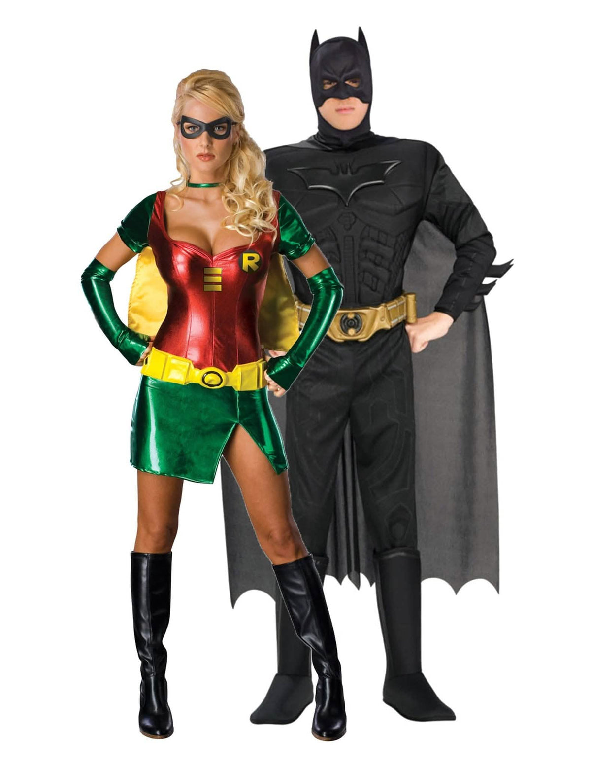 Disfraz de pareja de Batman y Robin™ adulto