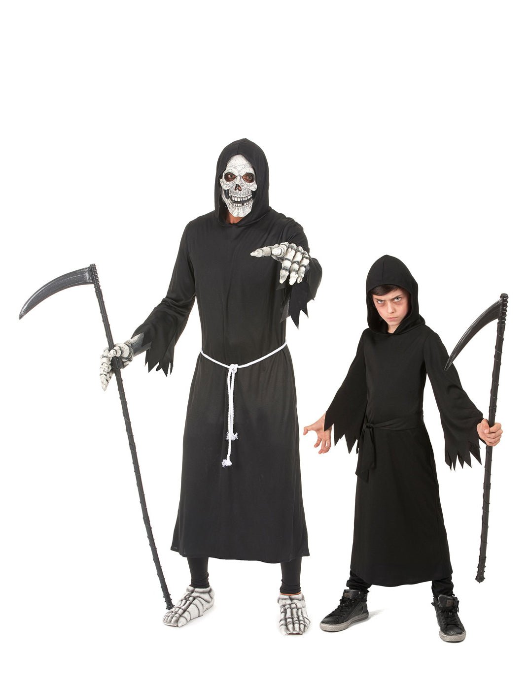 Disfraz de pareja segador padre/hijo