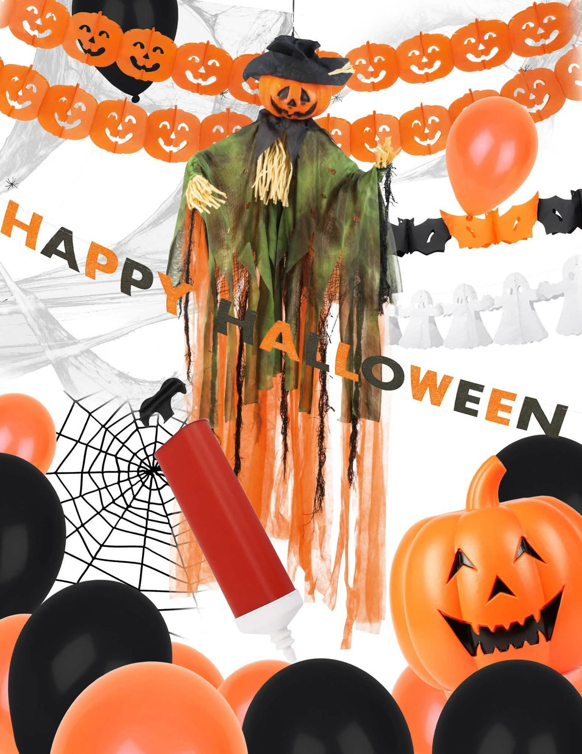 Kit de decoración de Halloween económico