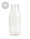 12 botellas de vidrio Candy bar