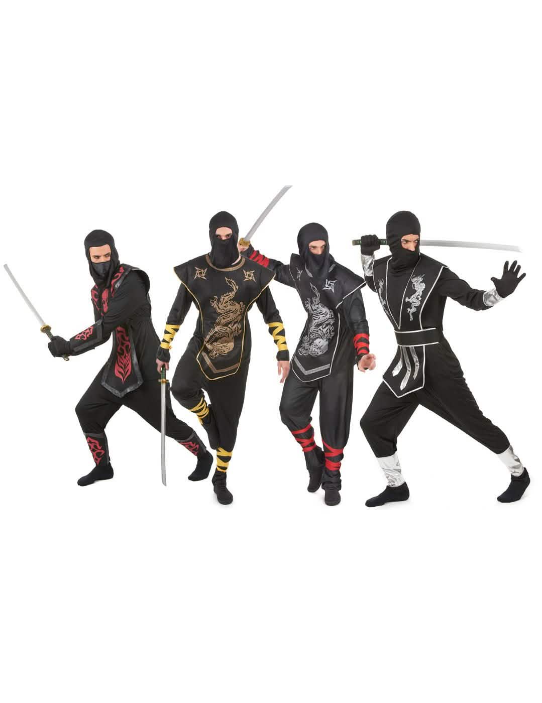 Disfraz de grupo ninja