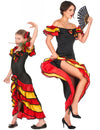 Disfraz de pareja Flamenca madre e hija