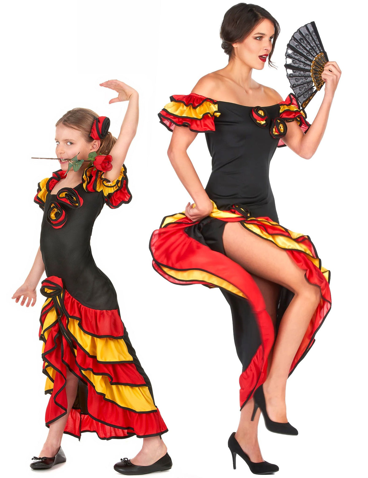 Disfraz de pareja Flamenca madre e hija