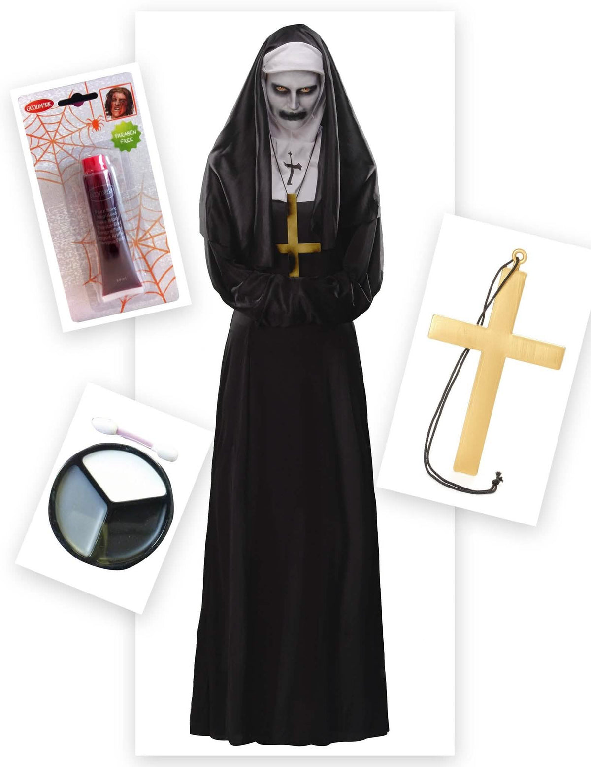 Kit disfraz momia endemoniada mujer
