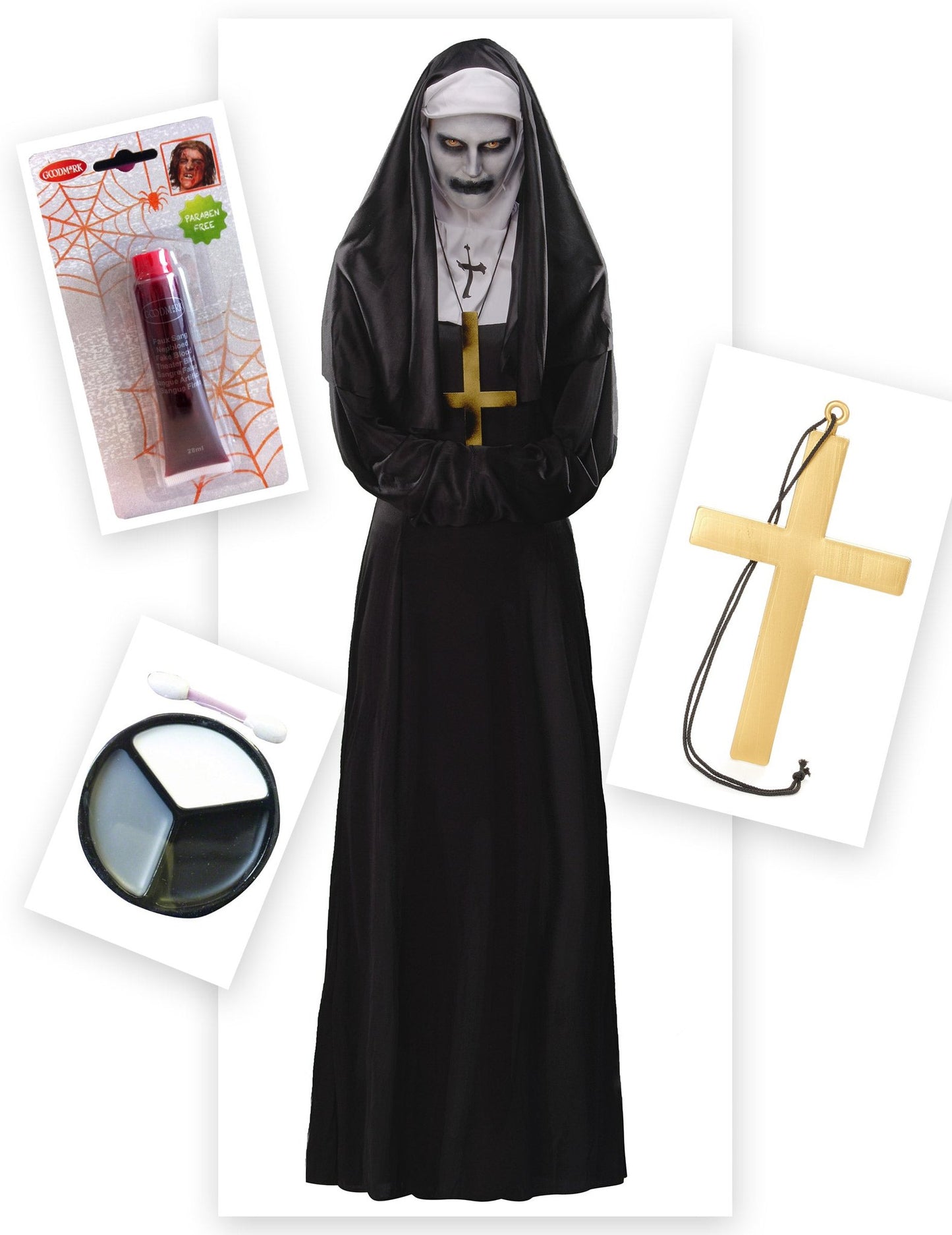 Kit disfraz momia endemoniada mujer