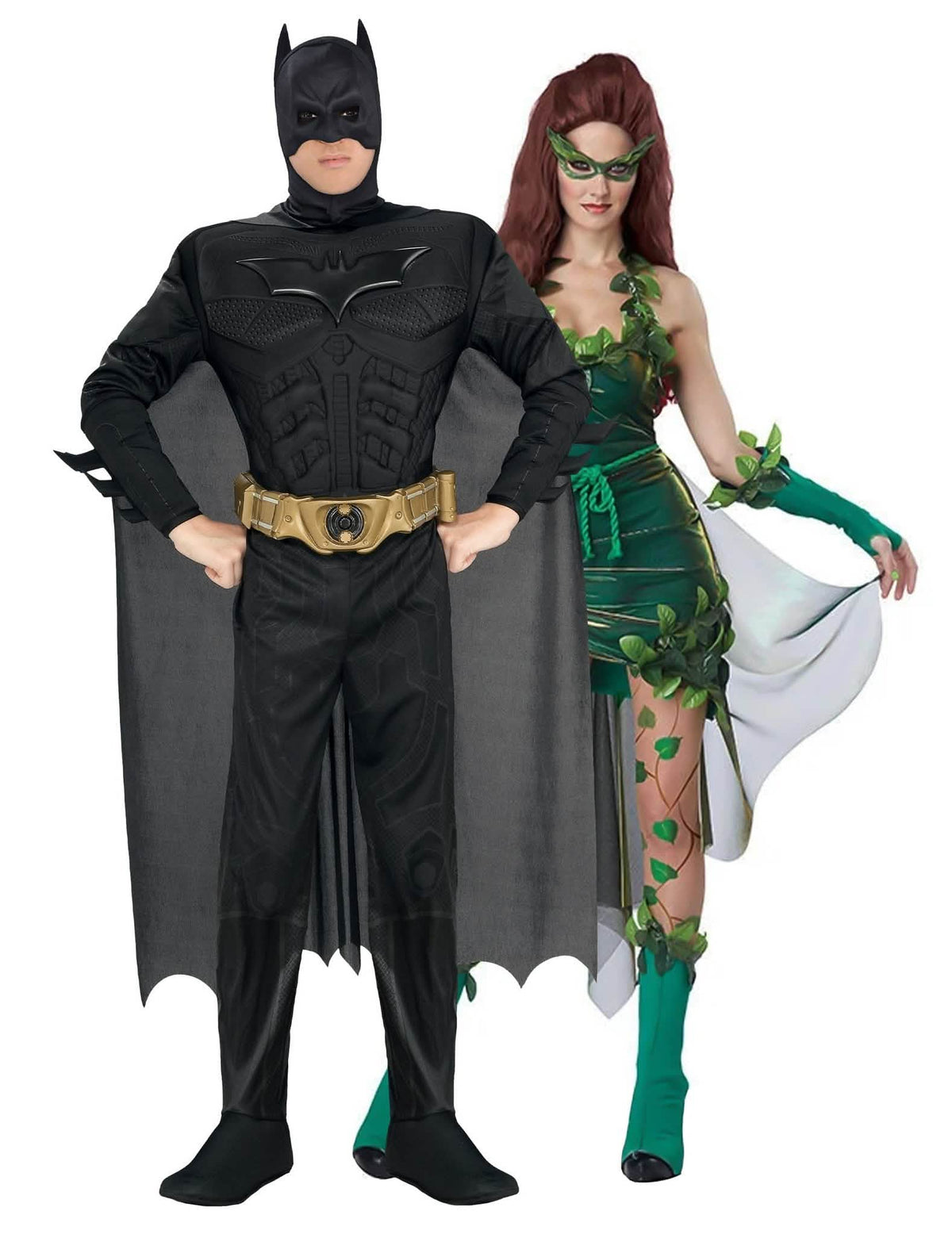 Disfraz de pareja de Batman™ y el Envenenador para adulto