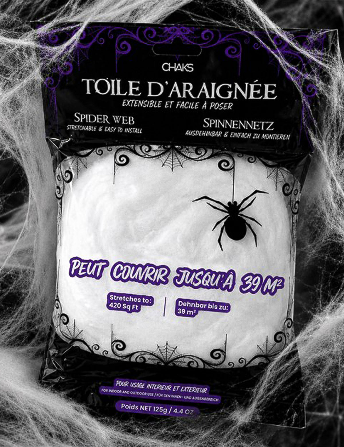 Telaraña blanca de lujo 125 g