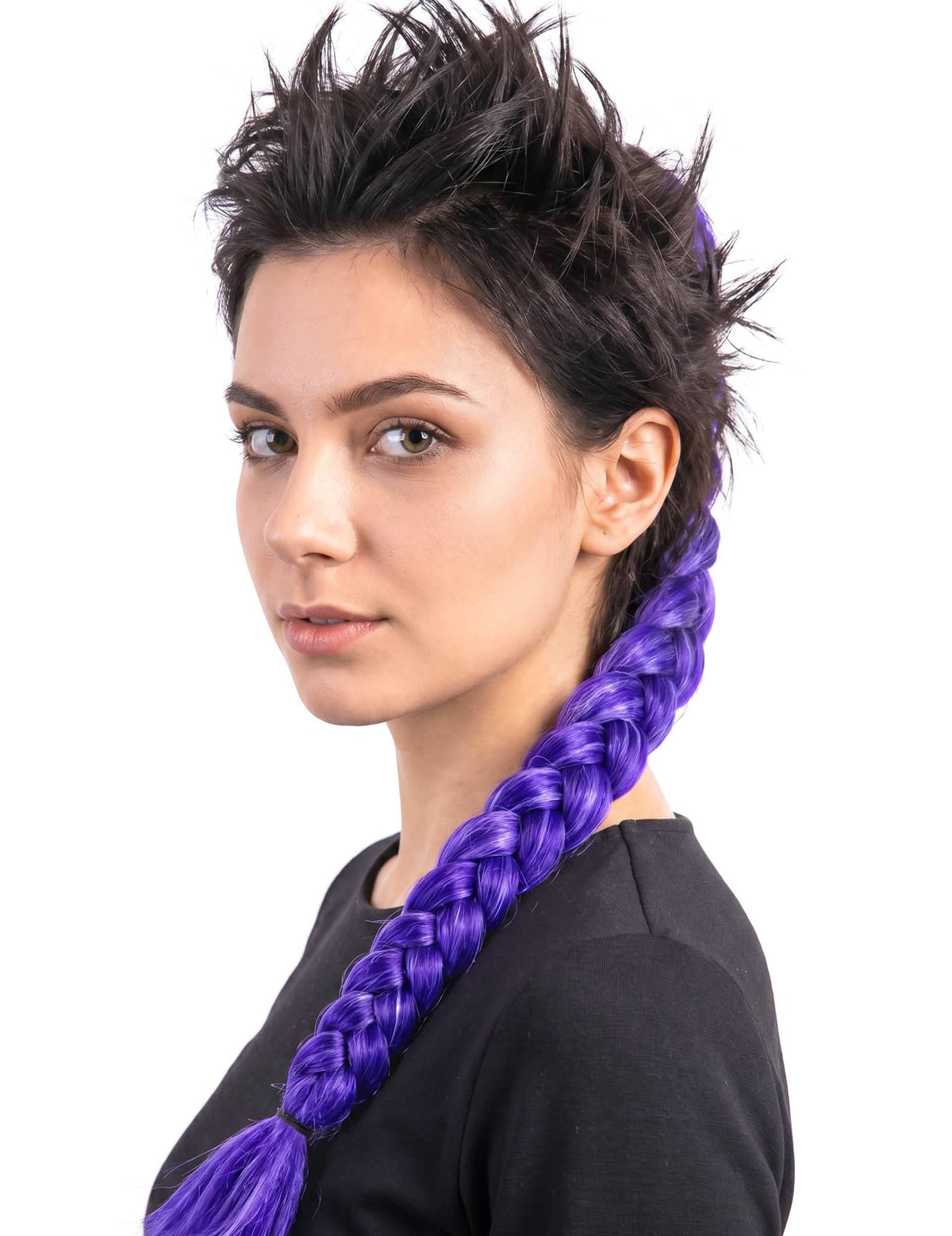 Trenza violeta 60 cm
