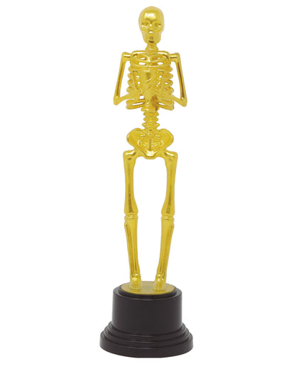 Trofeo esqueleto al mejor disfraz de Halloween