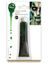Tubo de sangre falsa verde de 28 ml