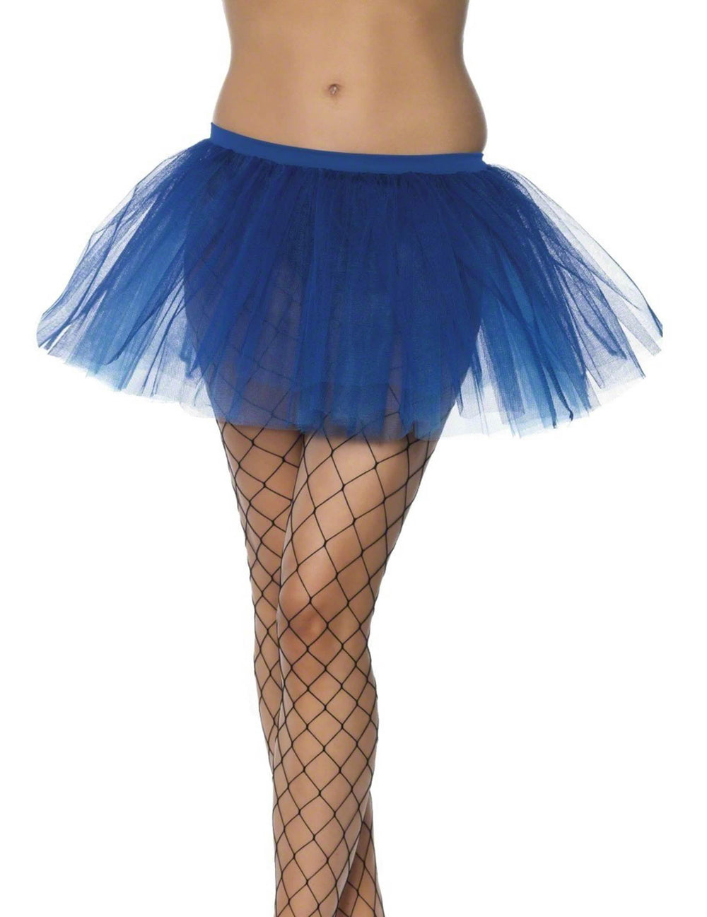 Tutu azul oscuro para mujer en tul