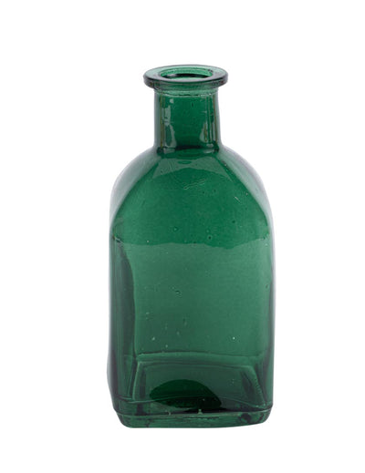 Jarrón de cristal verde oscuro 29 cl
