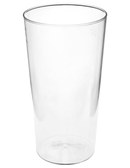 Vaso de cerveza cónico transparente 60 cl