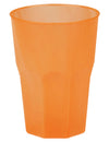 Vaso de cóctel esmerilado naranja 42 cl