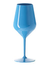Copa de vino con pie azul 47 cl