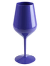 Copa de vino con pie azul oscuro 47 cl