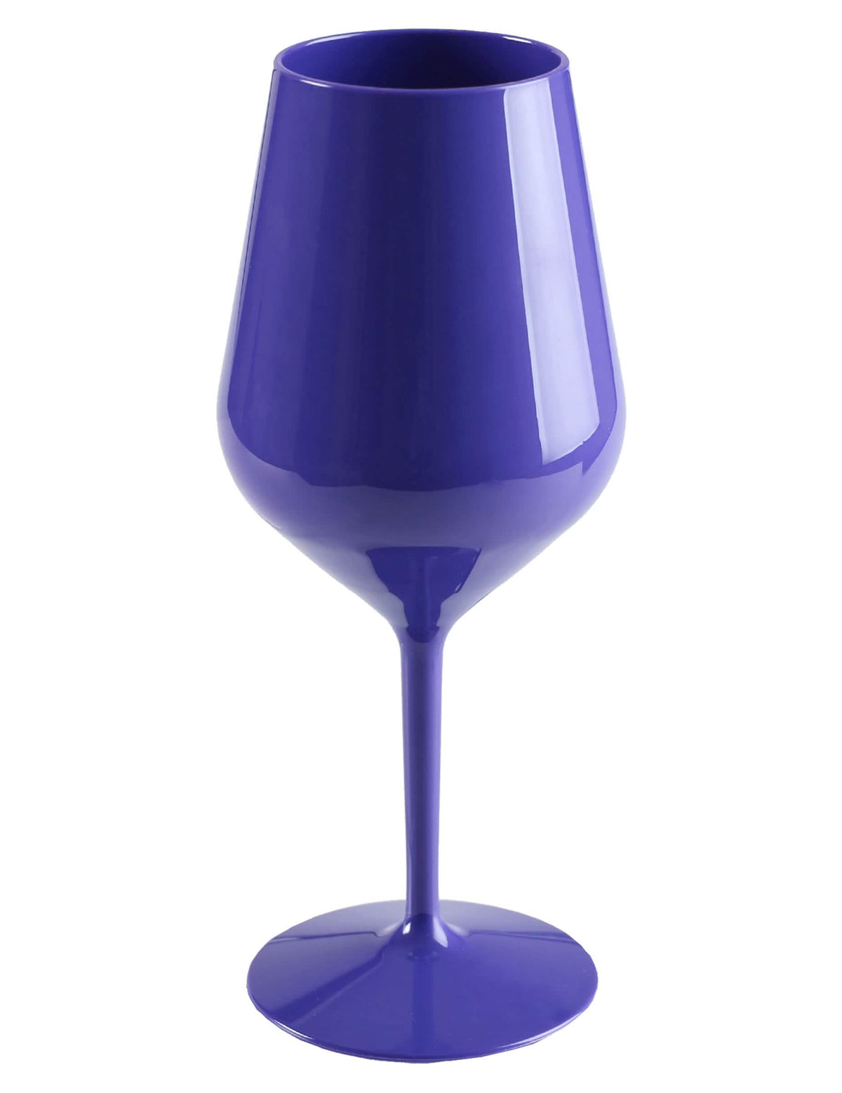 Copa de vino de plástico azul oscuro 47 cl