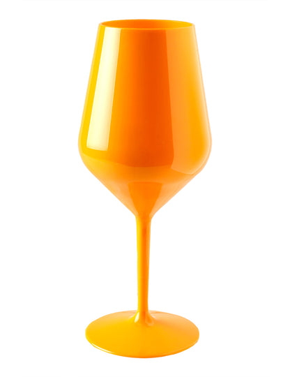 Copa de vino con pie naranja 47 cl
