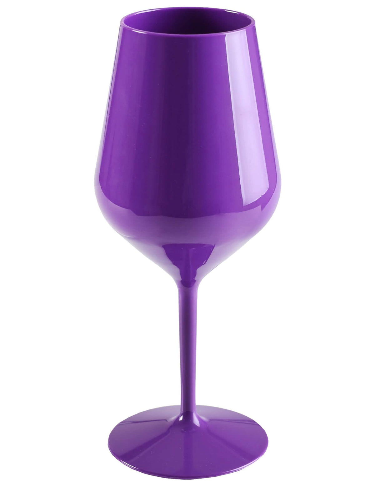 Copa de vino de plástico violeta 47 cl