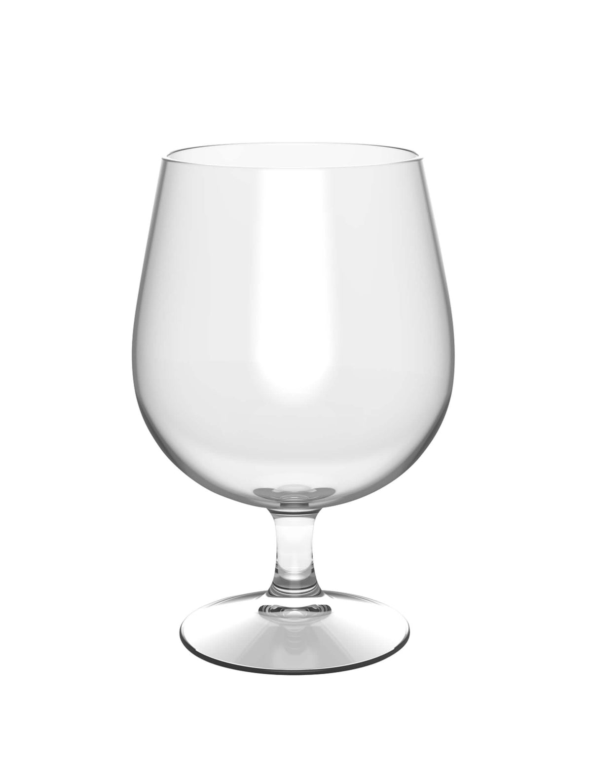 Copa de cerveza de plástico transparente 52 cl