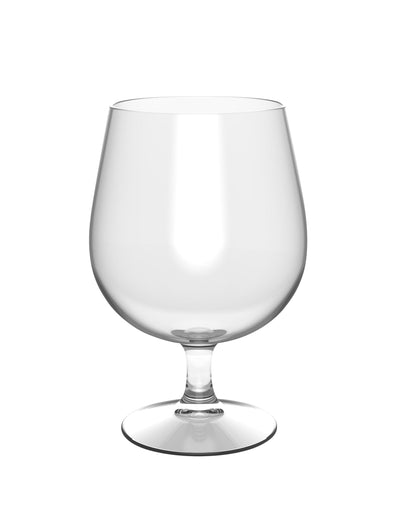 Copa de cerveza de plástico transparente 52 cl