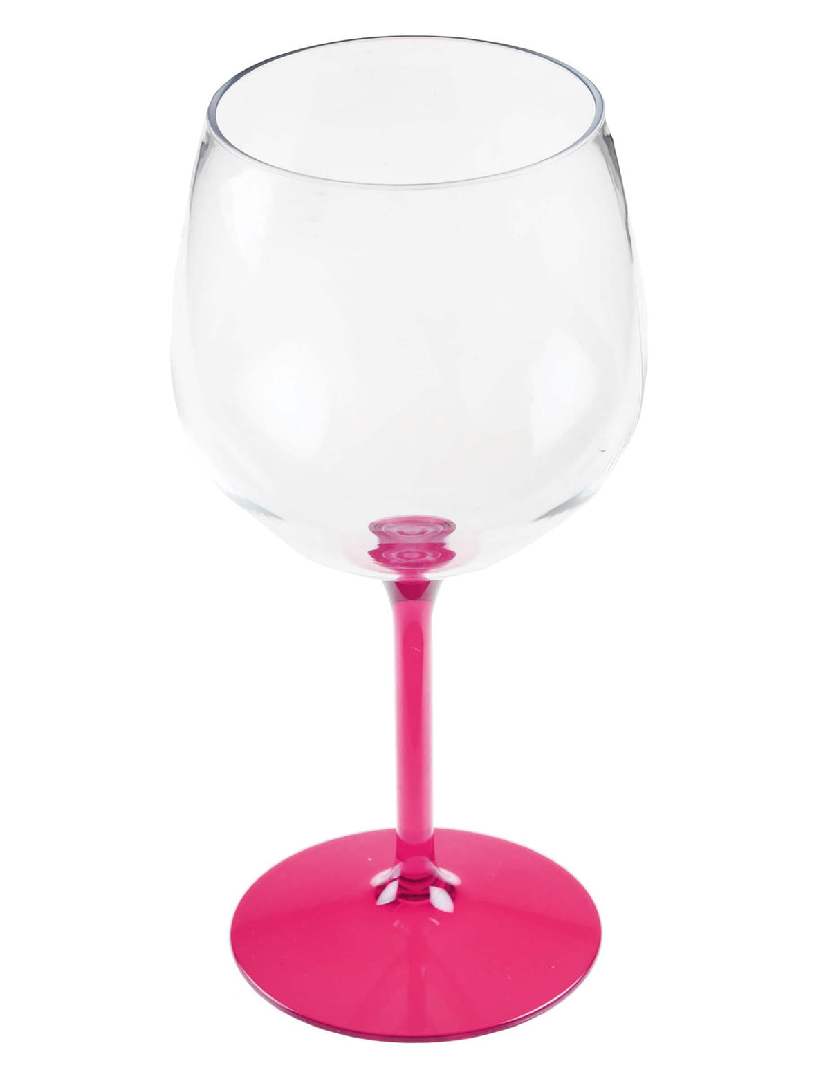 Copa balón de cóctel de plástico fucsia 58,2 cl
