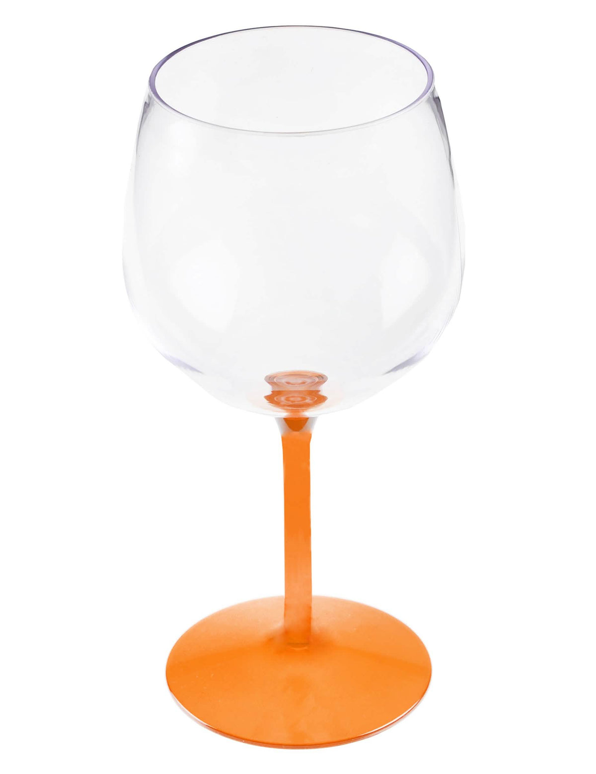 Copa balón de cóctel de plástico naranja 58,2 cl