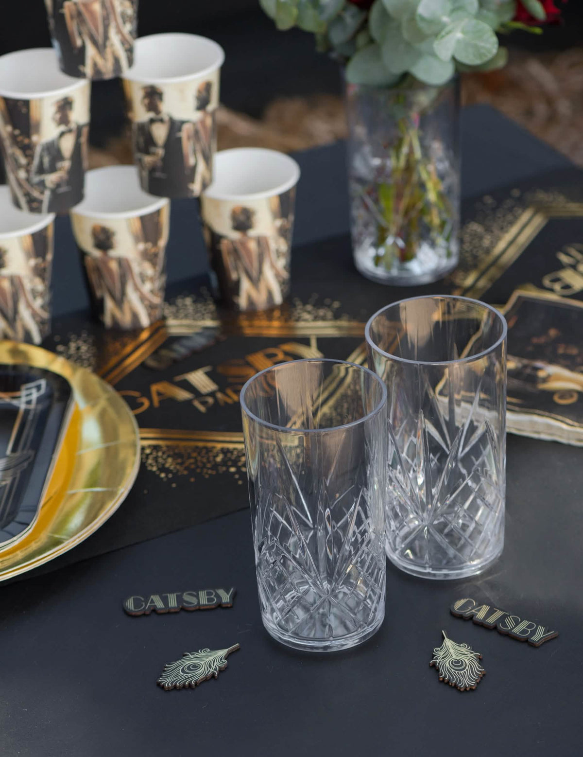 Vaso de plástico transparente 60 cl