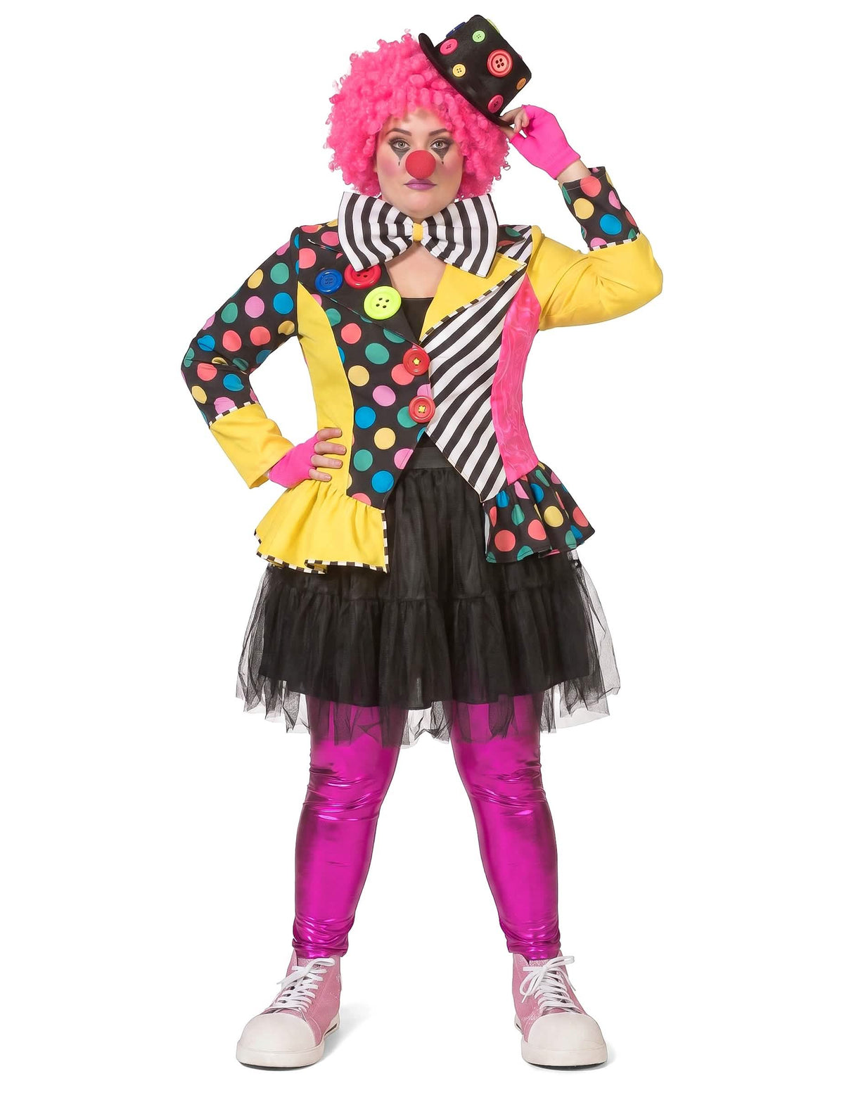 Chaqueta payaso colores para mujer