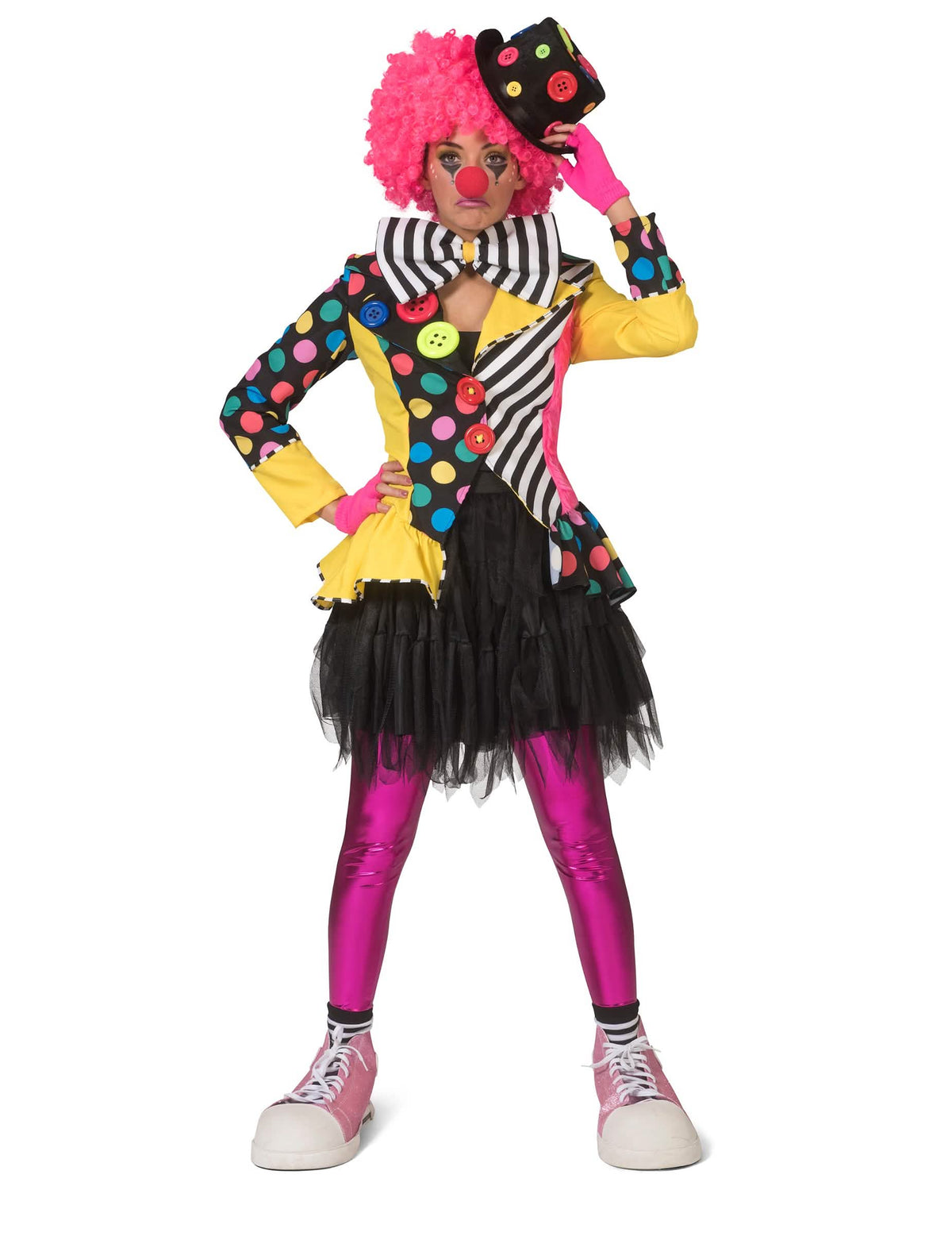 Chaqueta payaso colores para mujer