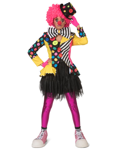 Chaqueta payaso colores para mujer