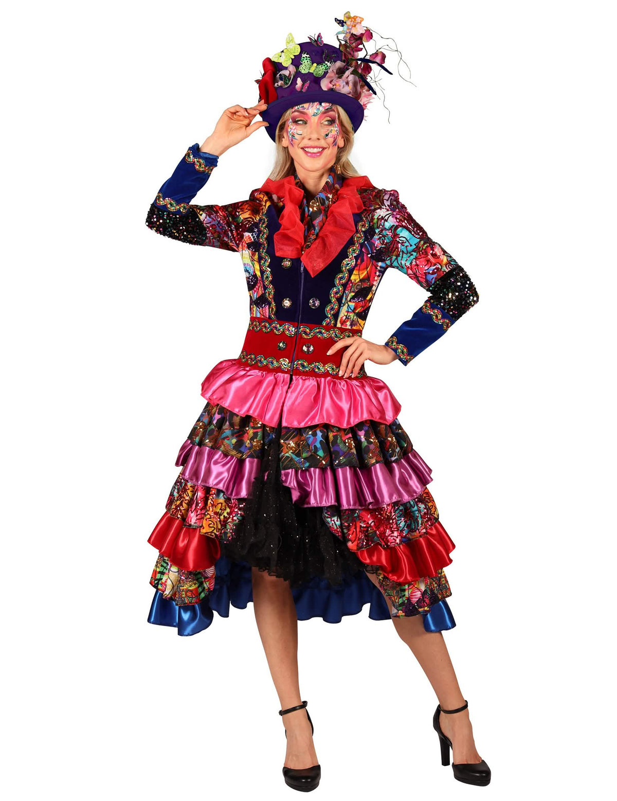 Mise en situation de la veste longue style Fiesta Carnavale