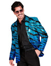 Chaqueta de lentejuelas Blue Wave para adultos