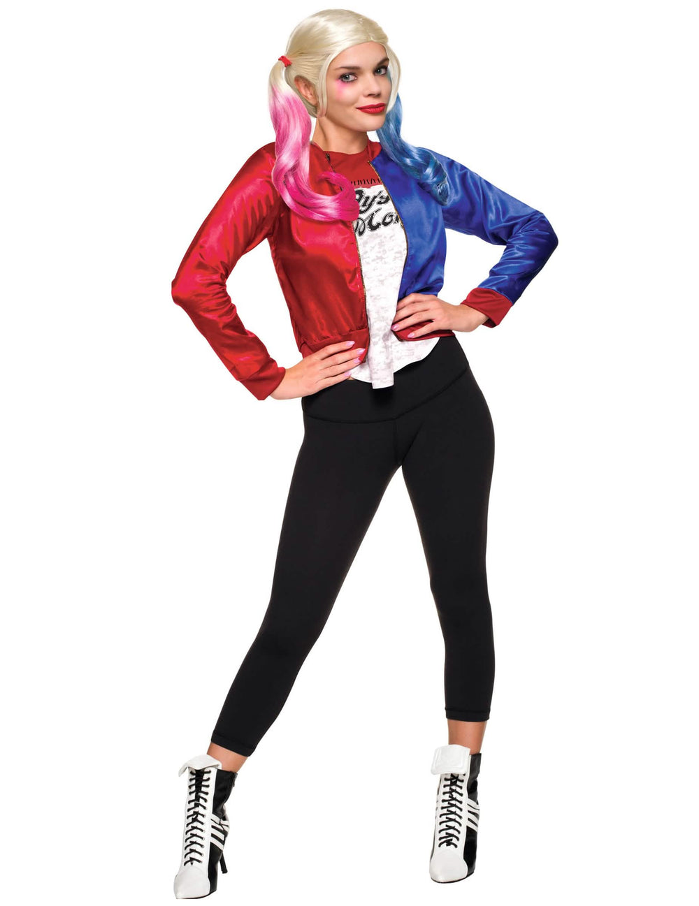 Chaqueta y camisetas integradas Harley Quinn Escuadrón Suicida™ para mujer rojo y azul
