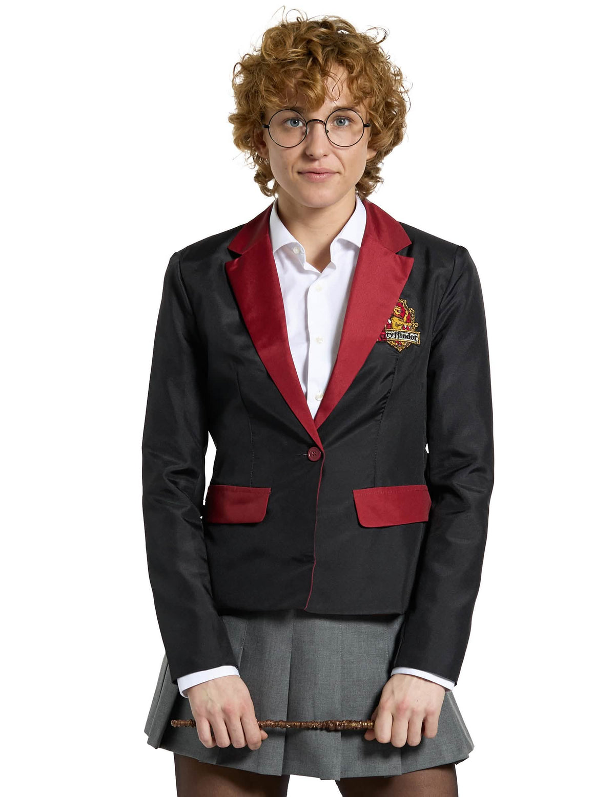 Chaqueta Mrs. Gryffondor para mujer Suitmeister negra y burdeos